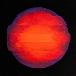 849 C�rculo sesgado Rojo