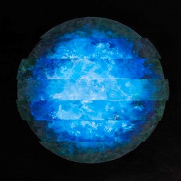 850 C�rculo sesgado Azul